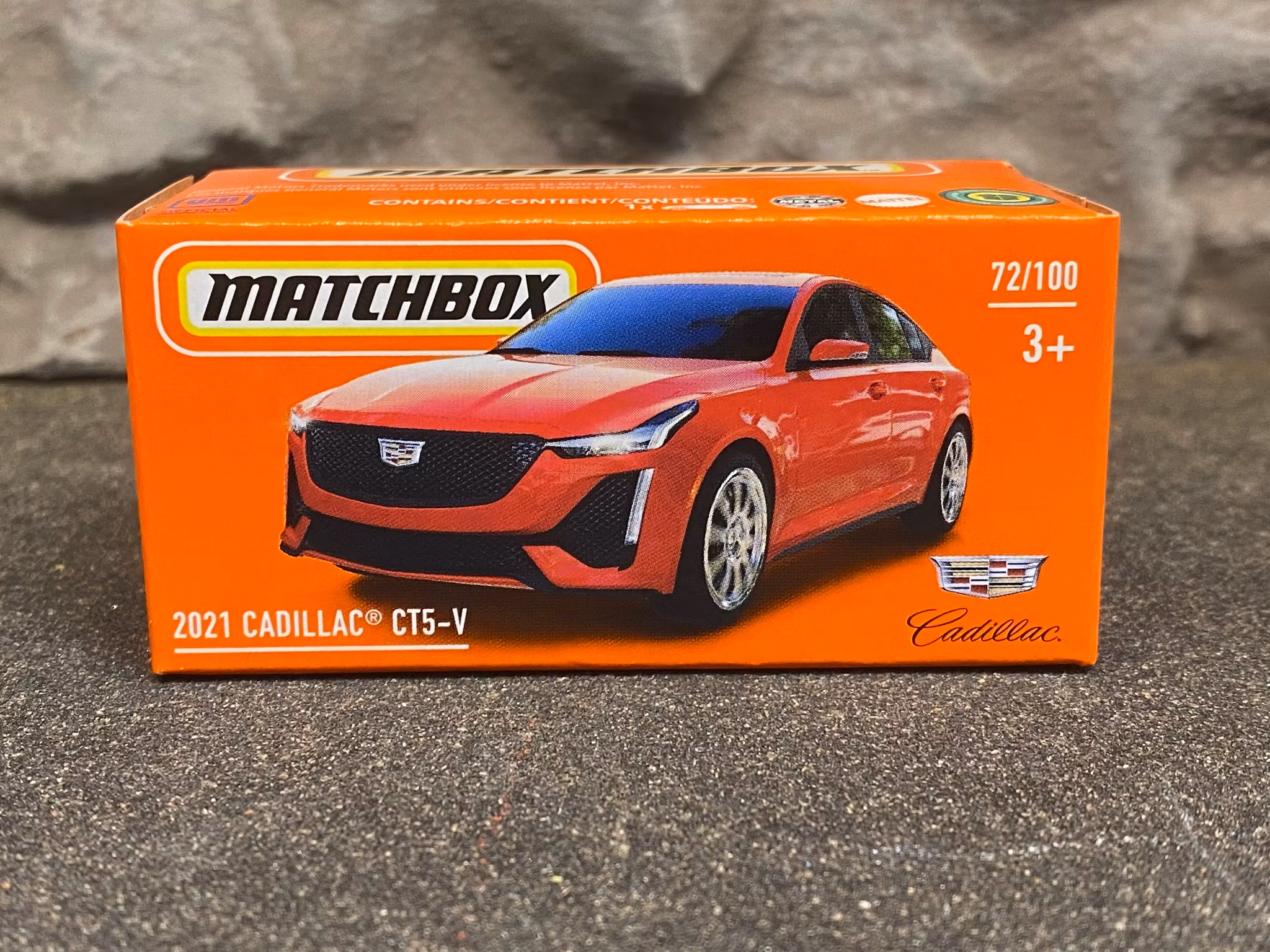 Skala 1/64 Matchbox - Cadillac CT5-V 2021', Röd