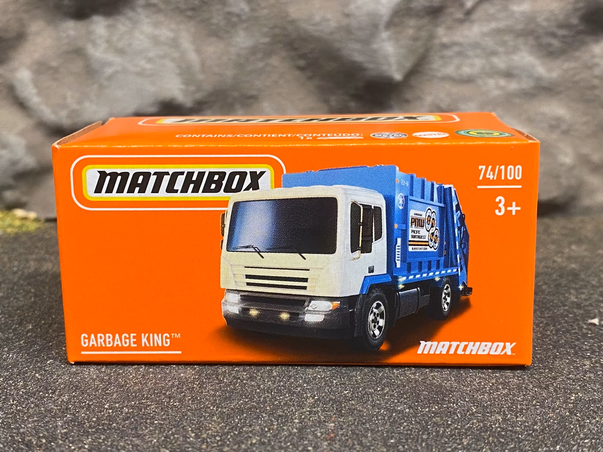 Skala 1/64 Matchbox - GARBAGE KING - SOPBIL