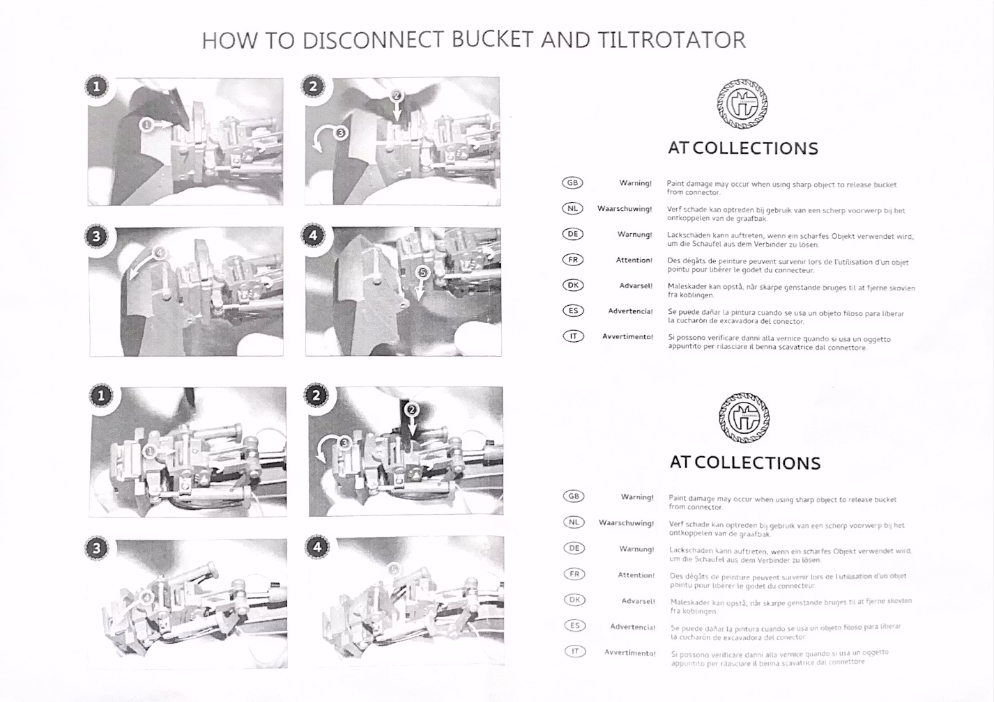 Skala 1/32 Volvo EWR 150E Steelwrist Tiltrotator Grävmaskin fr AT Collections