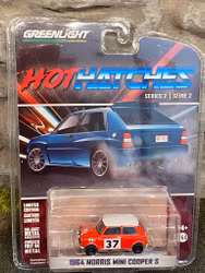 Skala 1/64 Morris Mini Cooper S 64' "Hot Hatches" från Greenlight