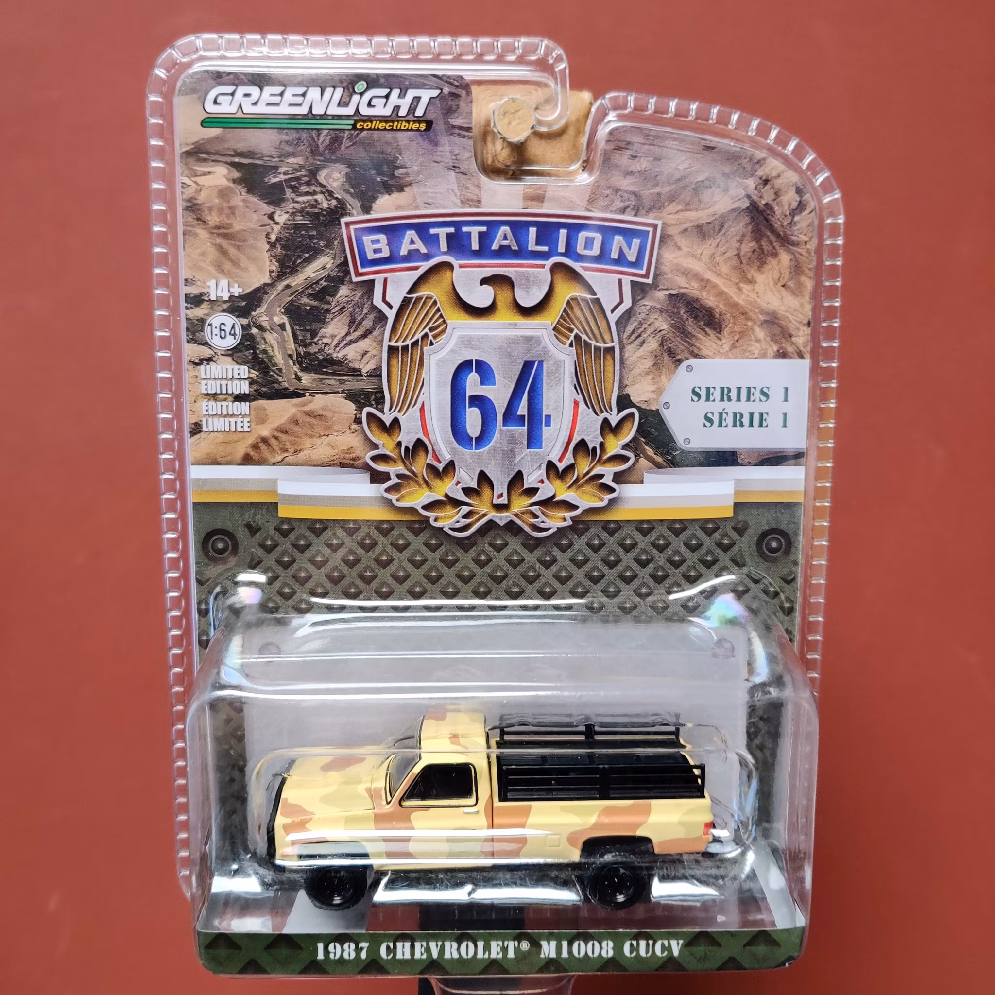 Skala 1/64 Chevrolet M1008 CUCV U.S. Army "Battalion 64" ser.1 från Greenlight