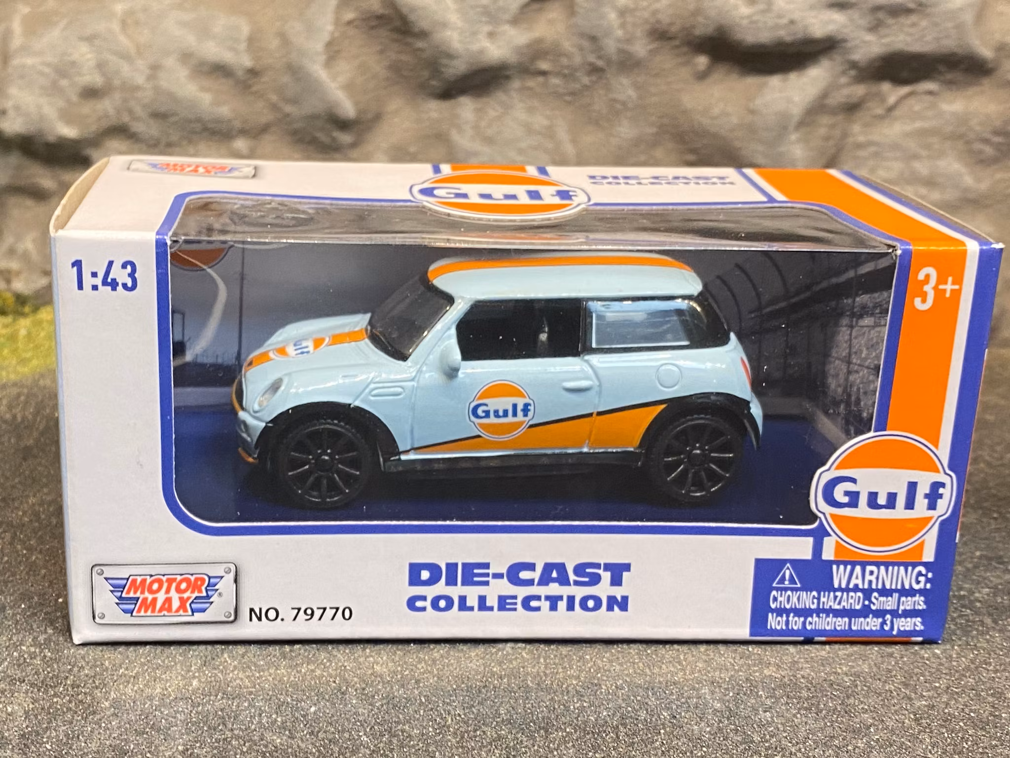 Skala 1/43 Mini Cooper "Gulf" - Motormax