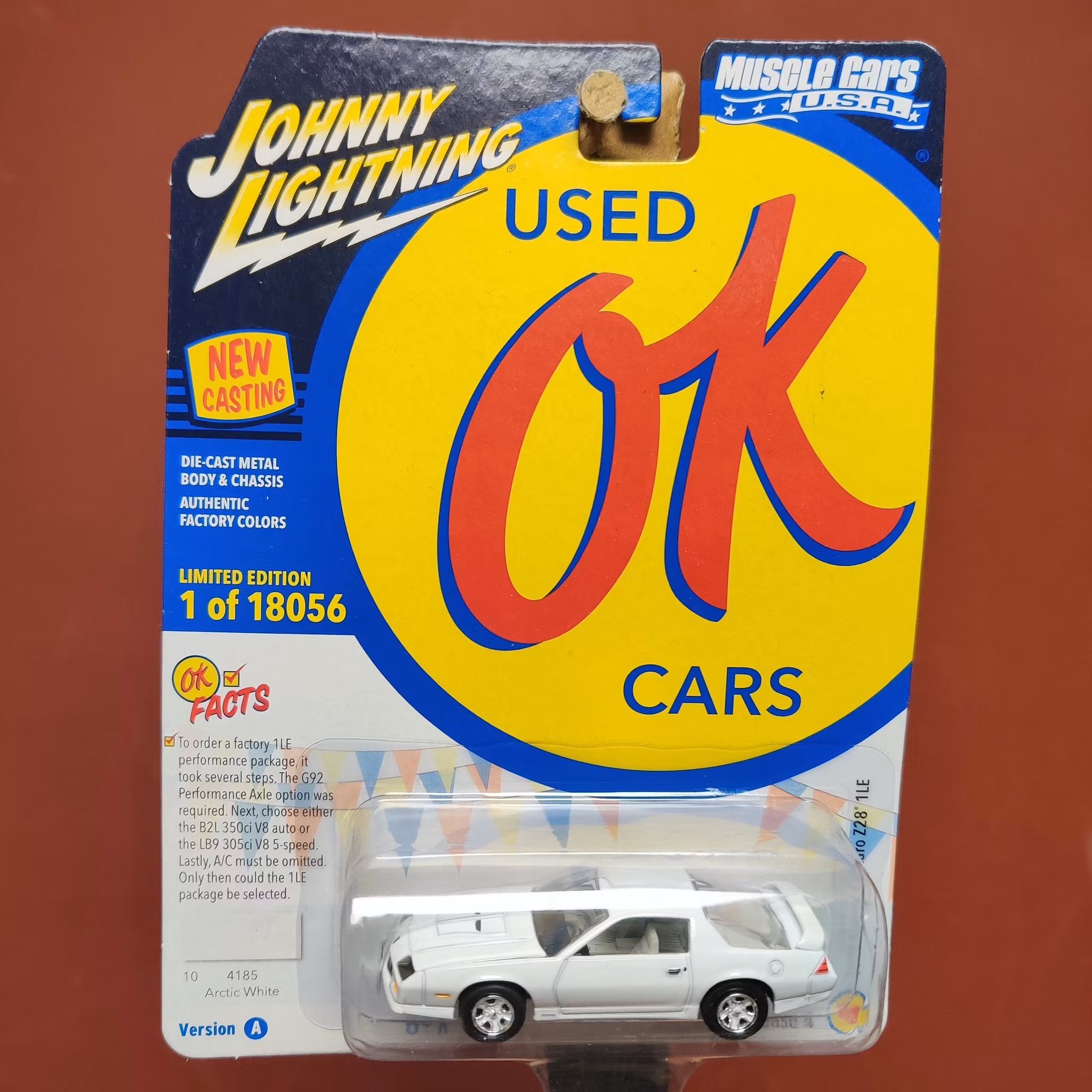 Skala 1/64 Chevy Camaro Z28 1LE. 91' "Muscle Cars USA" Rel.4 Ver.A fr Johnny Lightning