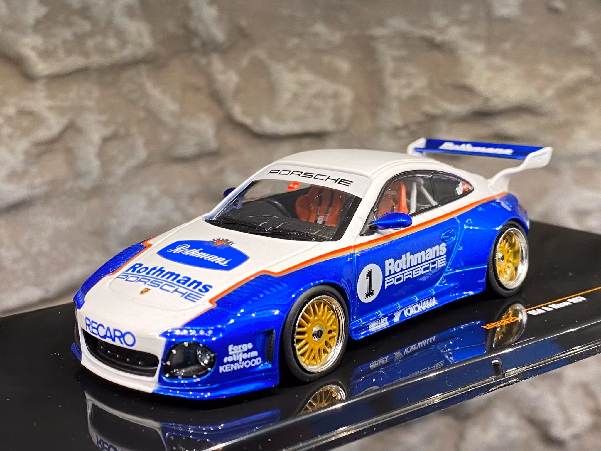 NYHET!!! Skala 1/43 Porsche 911 (997) Old & New, Rothmans IXO Models