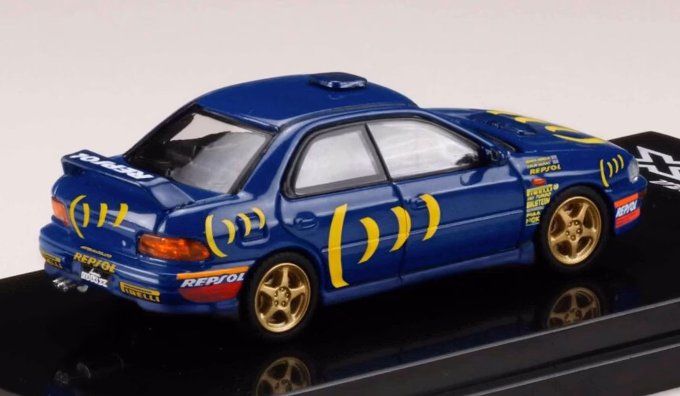 Skala 1/64 SUBARU IMPREZA WRX (GC8) STi Version Ⅱ Sports Blue - HOBBY JAPAN