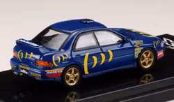 Skala 1/64 SUBARU IMPREZA WRX (GC8) STi Version Ⅱ Sports Blue - HOBBY JAPAN
