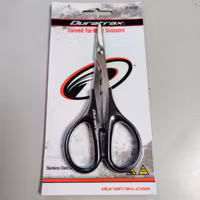 Svängd spets sax i rostfritt stål från Duratrax