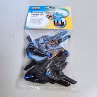 9x Gripklämmor i nylon/grip clamps fr Modelcraft