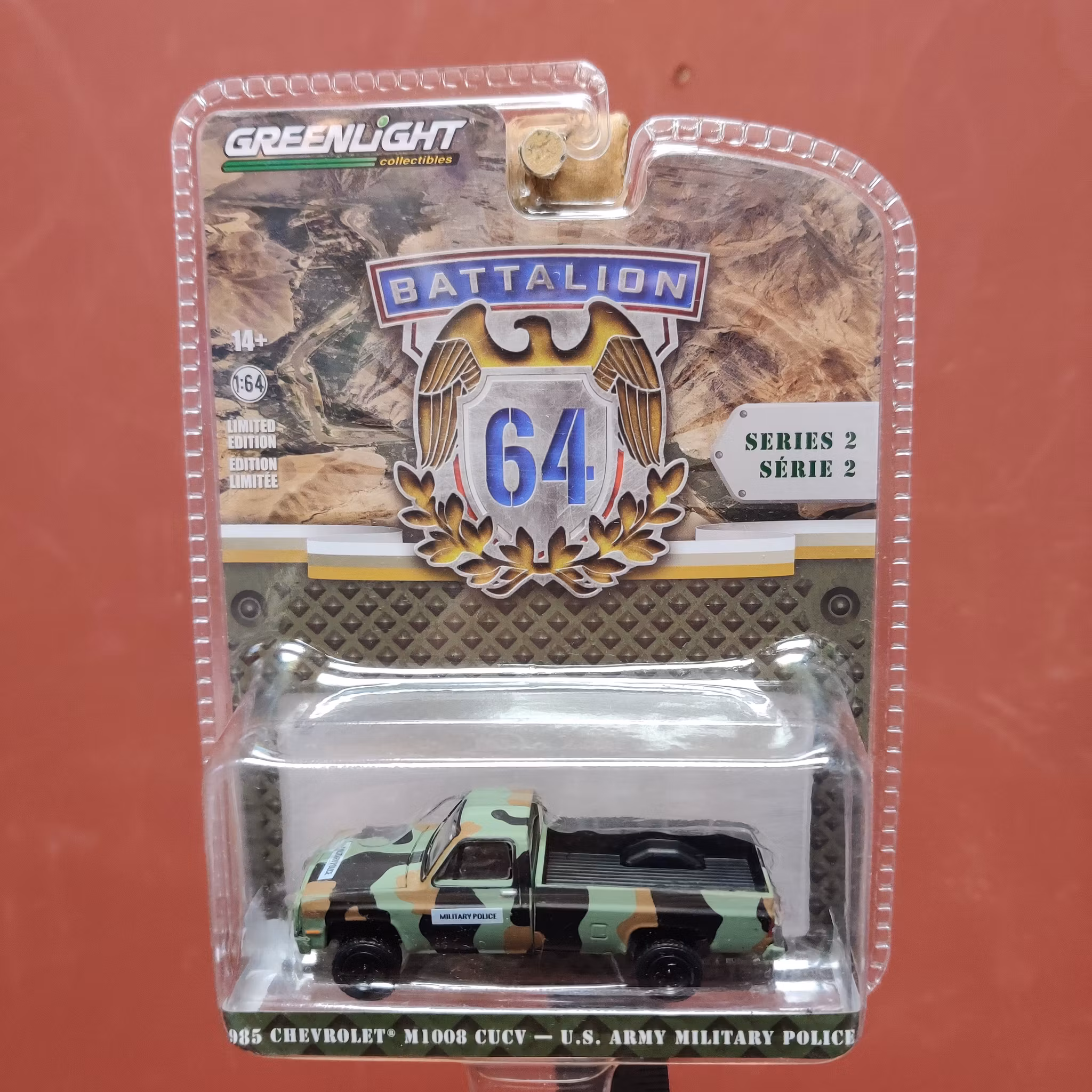 Skala 1/64 Chevrolet M1008 CUCV U.S. Army Police "Battalion 64" ser.2 från Greenlight