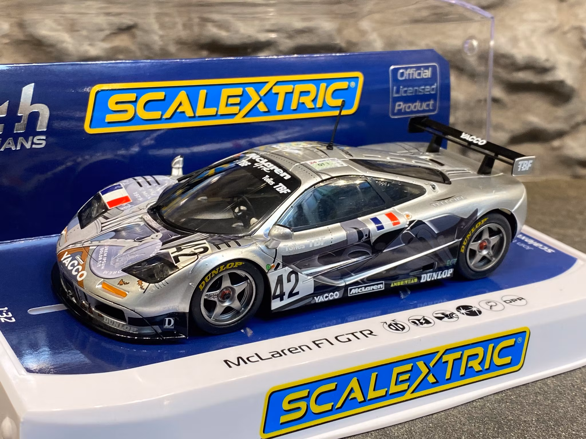Skala 1/32 Scalextric Bil t Bilbana: McLaren F1 GTR - LeMans 1995 - BBA Competition