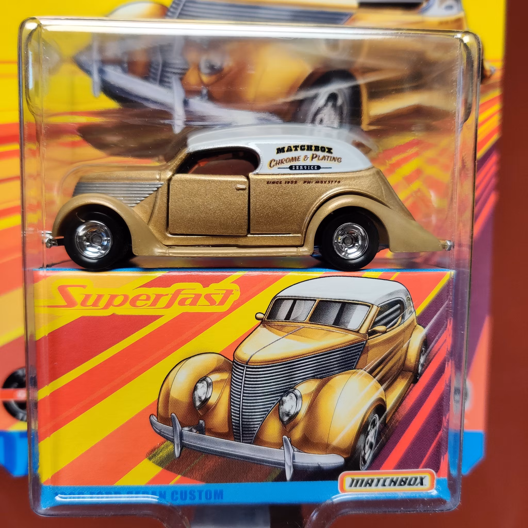 Skala 1/64 Matchbox Superfast - Ford Sedan Custom 1936'