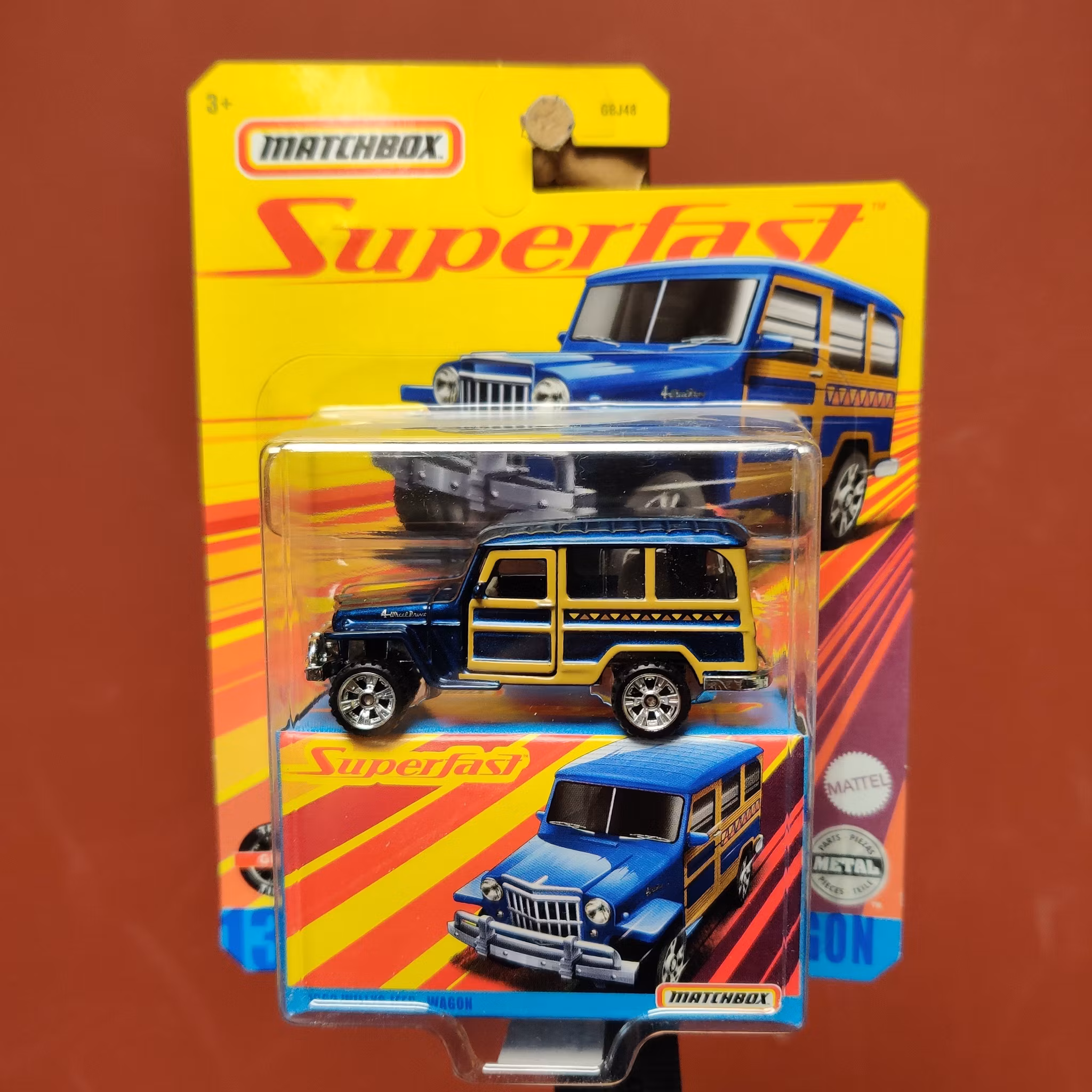 Skala 1/64 Matchbox Superfast - Willys Jeep Wagon 1962'
