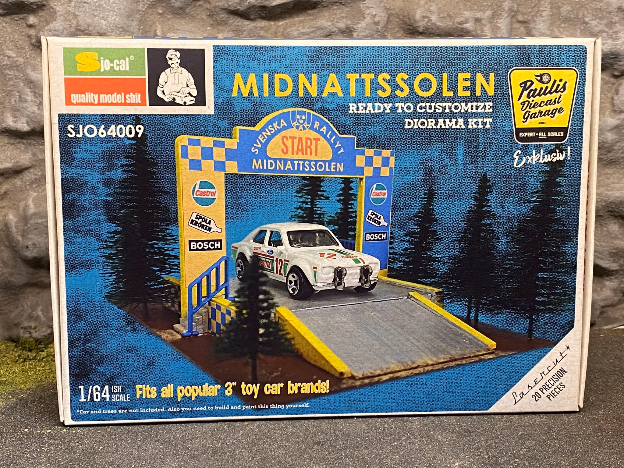 Skala 1/64: Midnattssolen - Diorama kit - fin byggsats fr. Sjo-cal