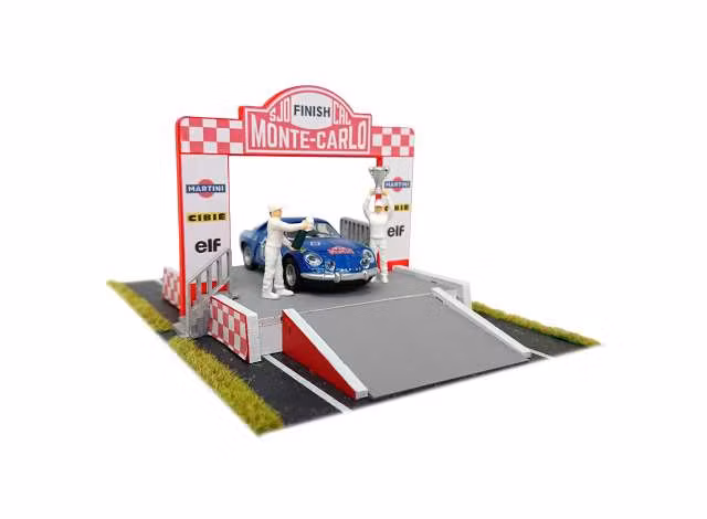 Skala 1/64: Monte Carlo Diorama kit - fin byggsats fr. Sjo-cal