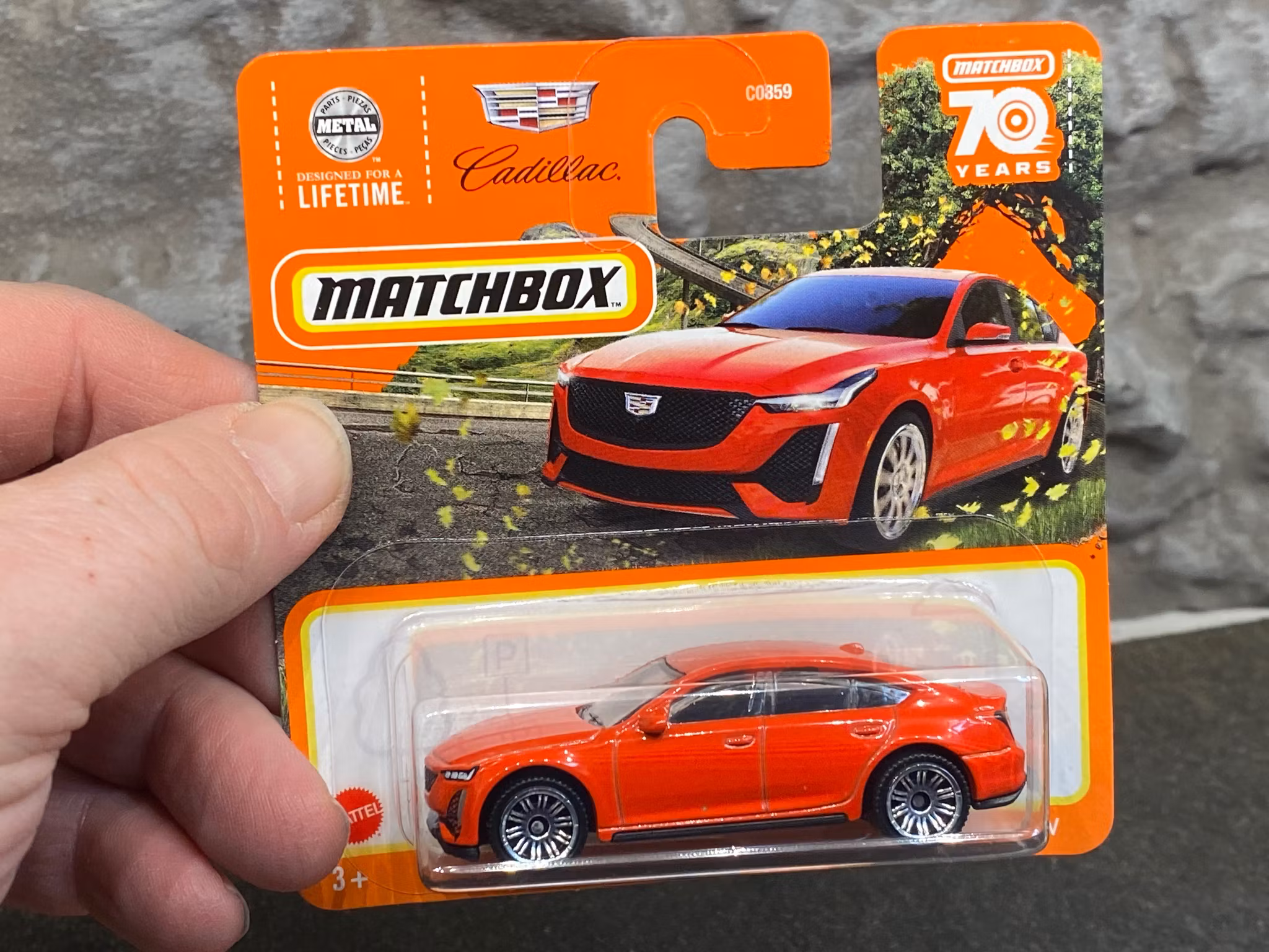 Skala 1/64 Matchbox - Cadillac CT5-V 2021', Röd