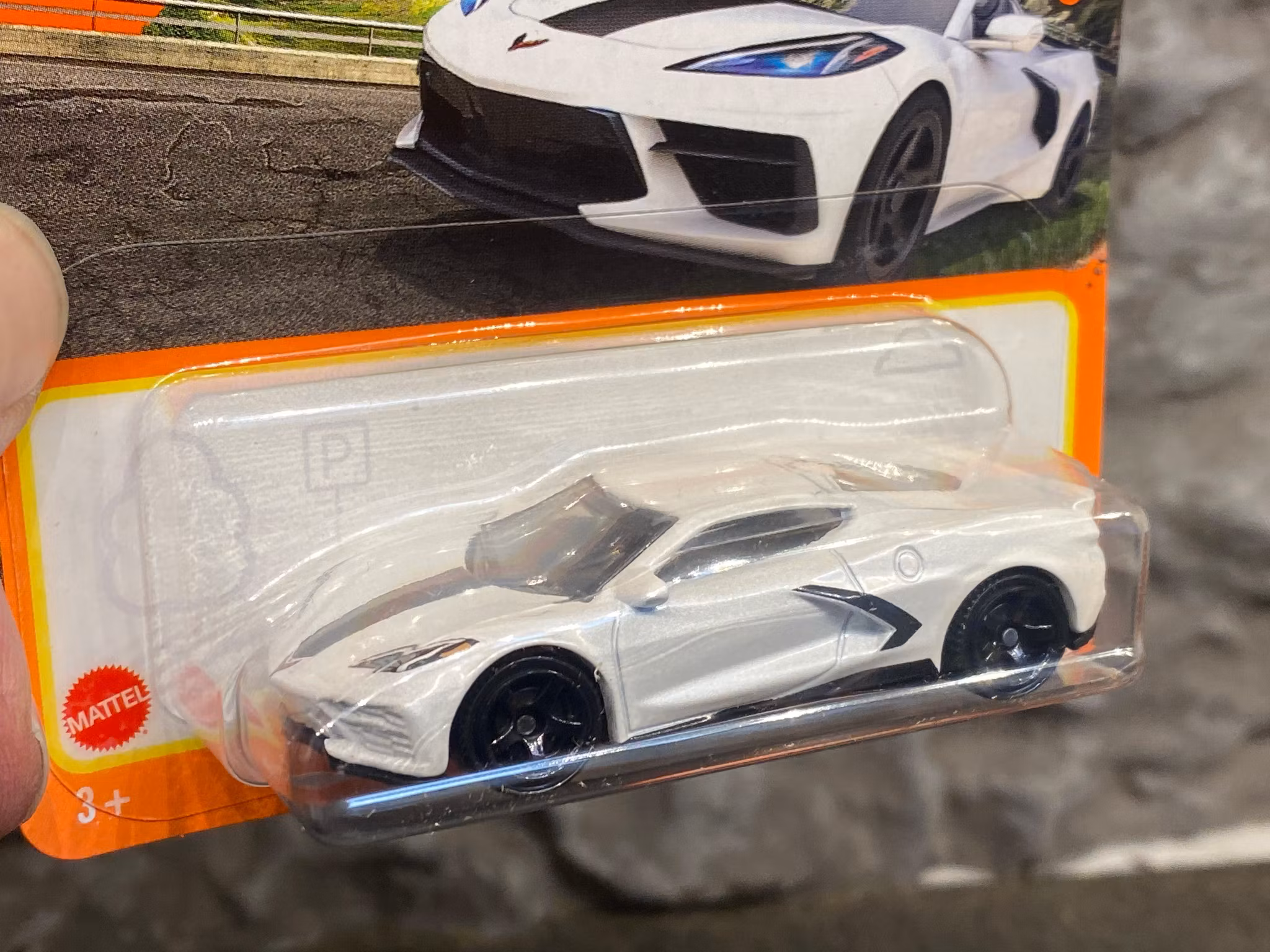 Skala 1/64 Matchbox - 2020 Corvette, Vit