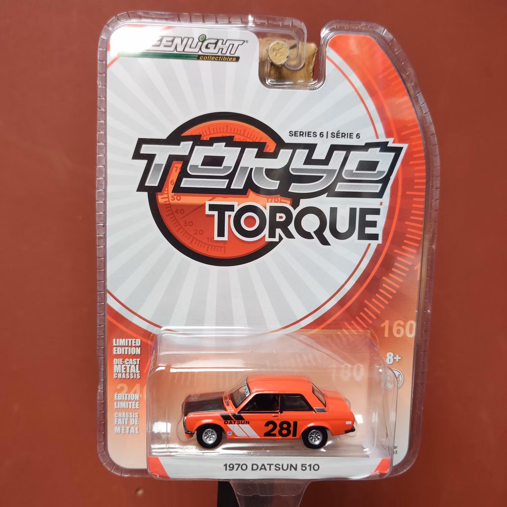 Skala 1/64 Datsun 510 70' "Tokyo Torque" från Greenlight