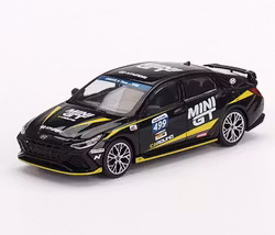 Skala 1/64 -  Hyundai Elantra N #499 Caround Racing Hyundai N-Festival fr MINI GT