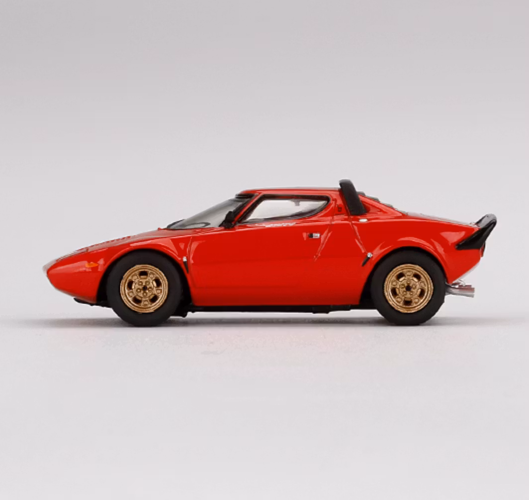 Skala 1/64  Lancia Stratos HF Stradale Rosso Arancio fr MINI GT