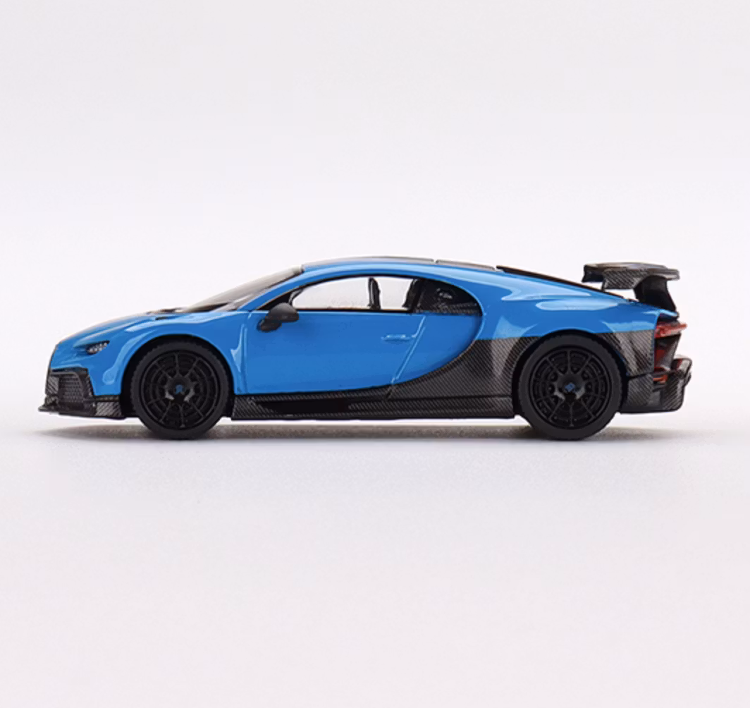 Skala 1/64 Bugatti Chiron Pur Sport Blue fr MINI GT