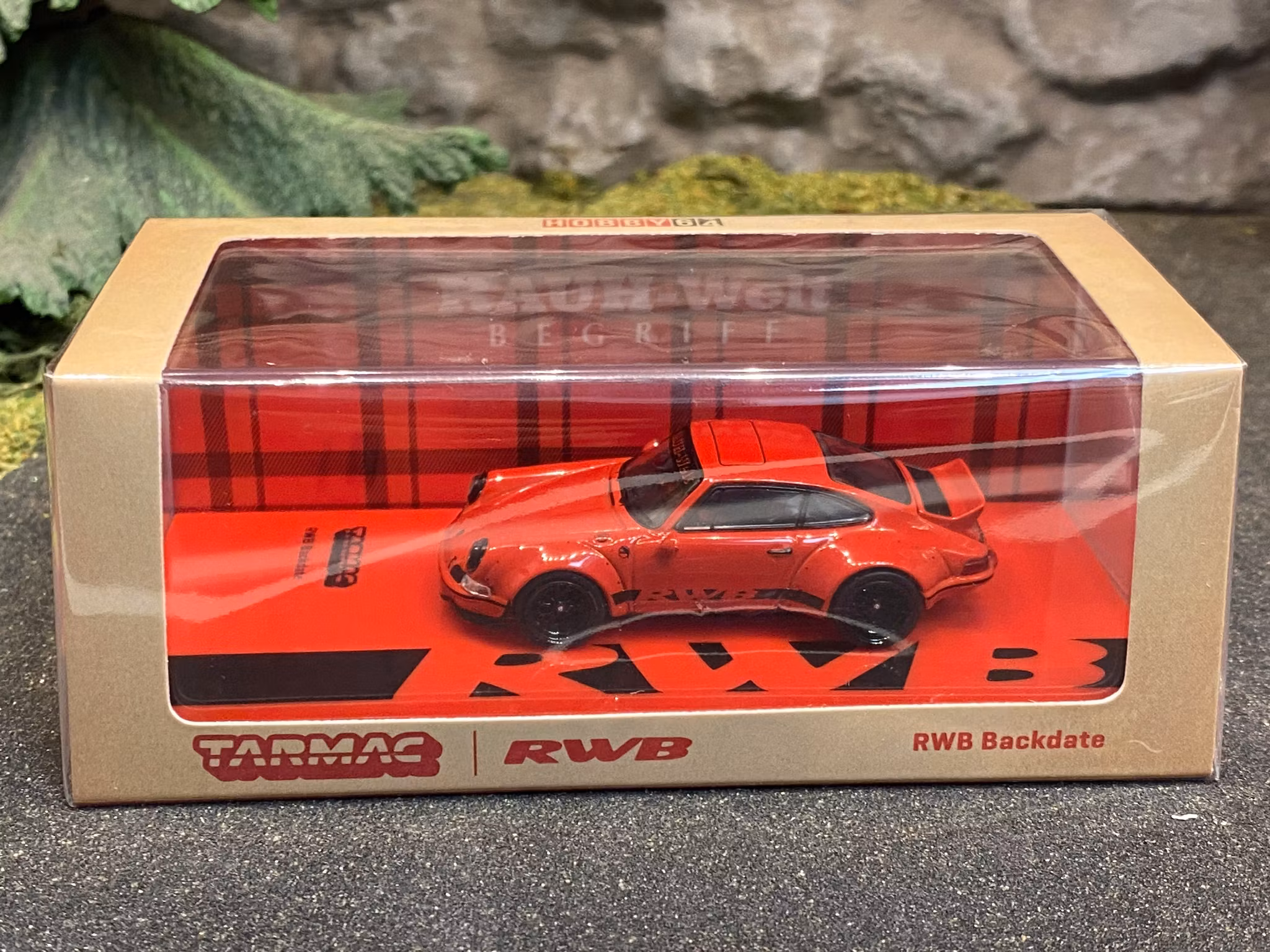Skala 1/64 Porsche RWB backdate Hobby64 fr TARMAC Works