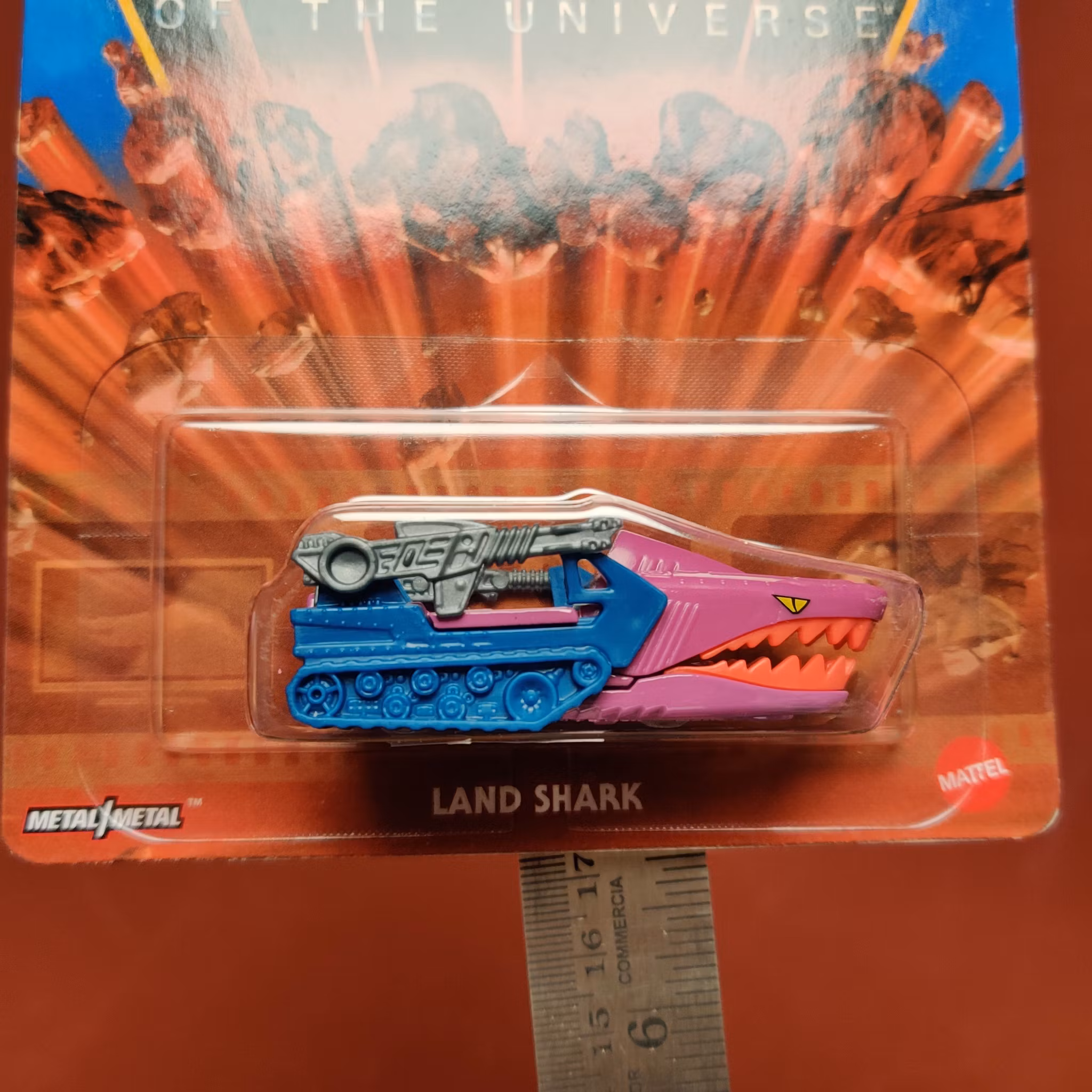 Skala 1/64 Hot Wheels PRENEUM - LAND SHARK "Masters of Universe"