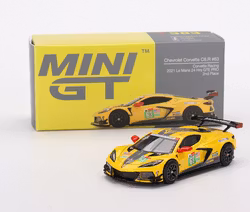Skala 1/64 Chevrolet Corvette C8.R #63 21 Le Mans 24 Hrs GTE PRO 2nd Pl fr MINI GT