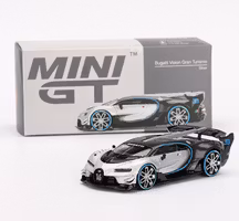Skala 1/64  Bugatti Vision Gran Turismo, Silver fr MINI GT