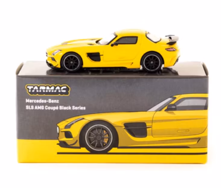 Skala 1/64 Mercedes-Benz SLS AMG Coupé Black Series Yellow Met. - TARMAC works