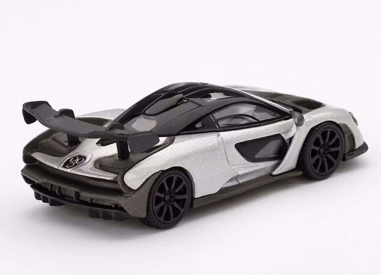 Skala 1/64 McLaren Senna, Silver fr MINI GT