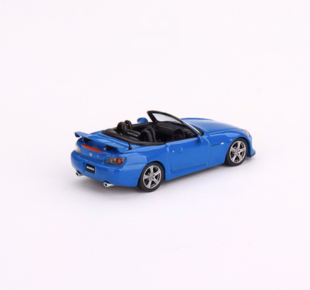 Skala 1/64 -  Honda S2000 (AP2) Type S, Apex Blue Hö styrd, från MINI GT