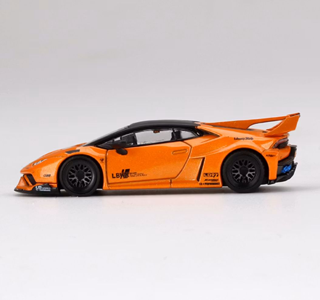 Skala 1/64 - LB★WORKS Lamborghini Huracán GT Arancio Borealis fr MINI GT