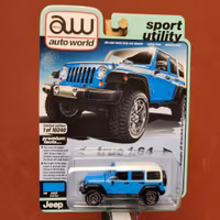 Skala 1/64 Jeep Wrangler JK Unlimited Sport 18' fr AUTO WORLD Lim. Ed. Rel. 5 Ver A