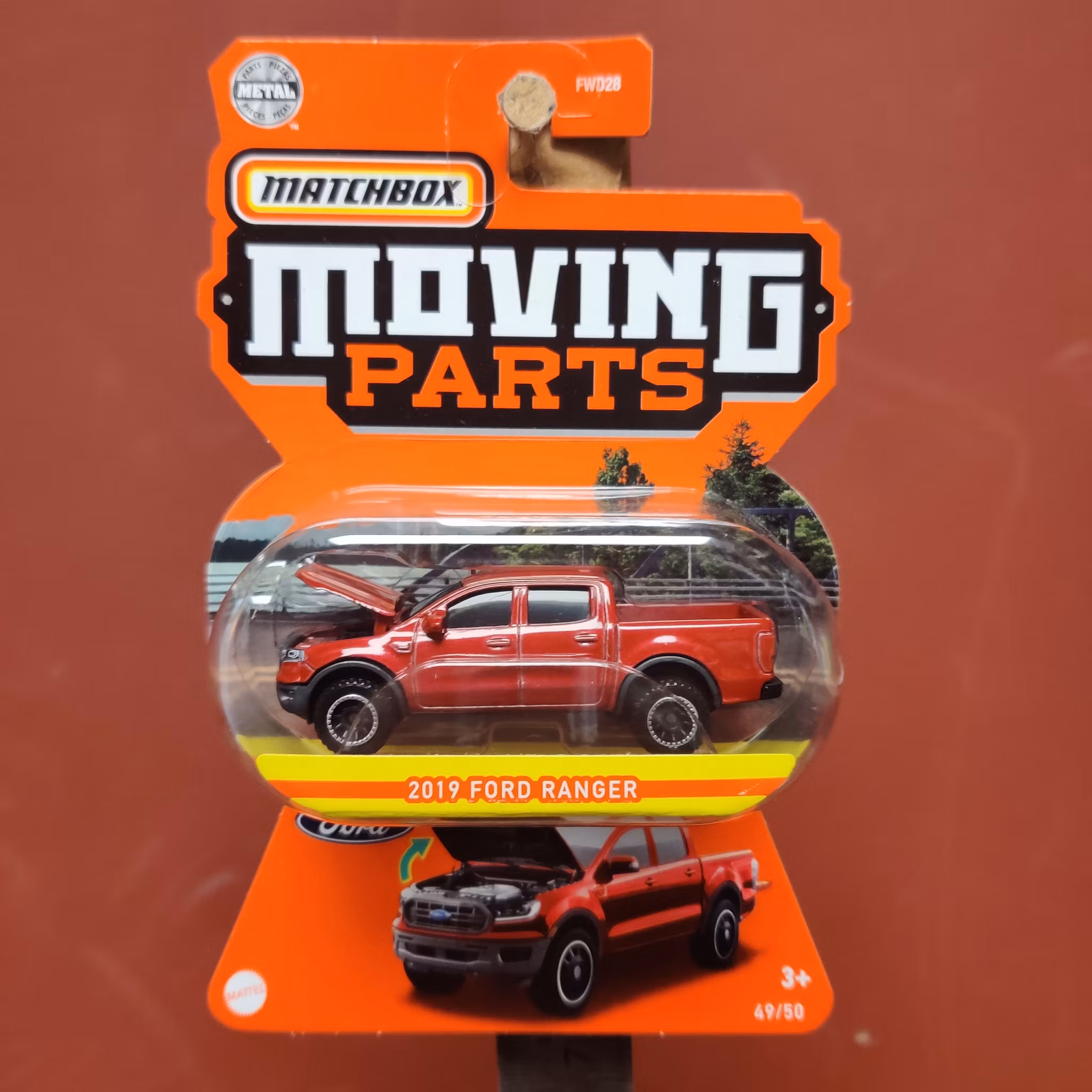 Skala 1/64 Matchbox "Moving parts" - Ford Ranger 2019