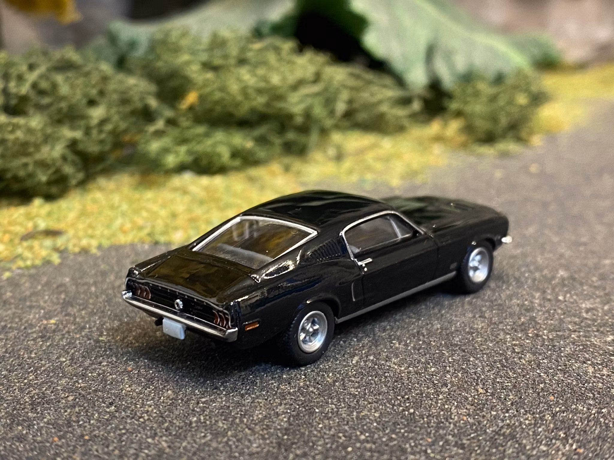 Skala 1/87 - Ford Mustang Fastback, Black, fr Brekina