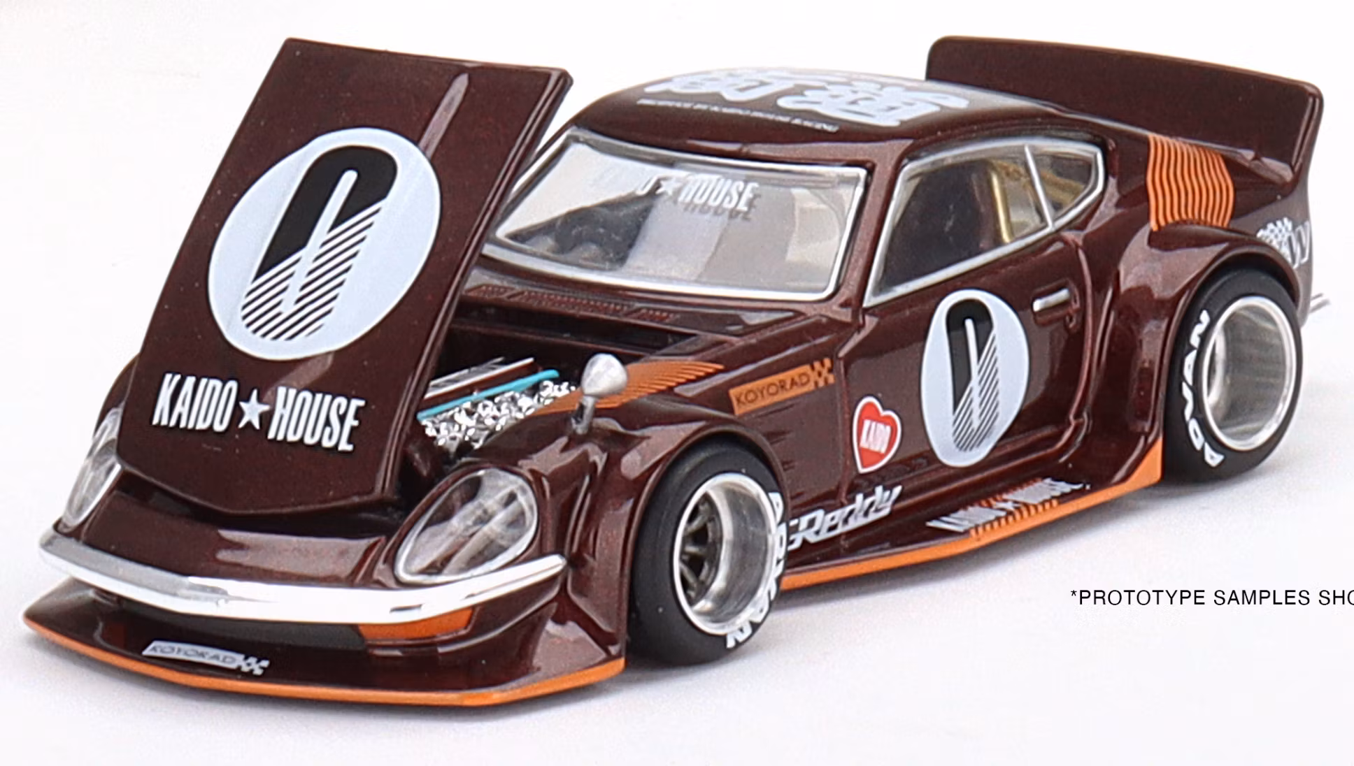 Skala 1/64 - Datsun KAIDO Fairlady Z, Dark Red (KHMG023) KAIDO fr MINI GT