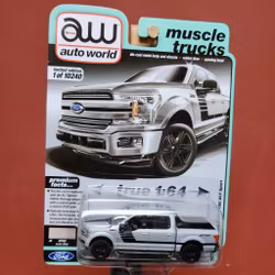 Skala 1/64 Ford F-150 XLT Sport 19' "Muscle Trucks" från Auto World Rel.5 Ver.A