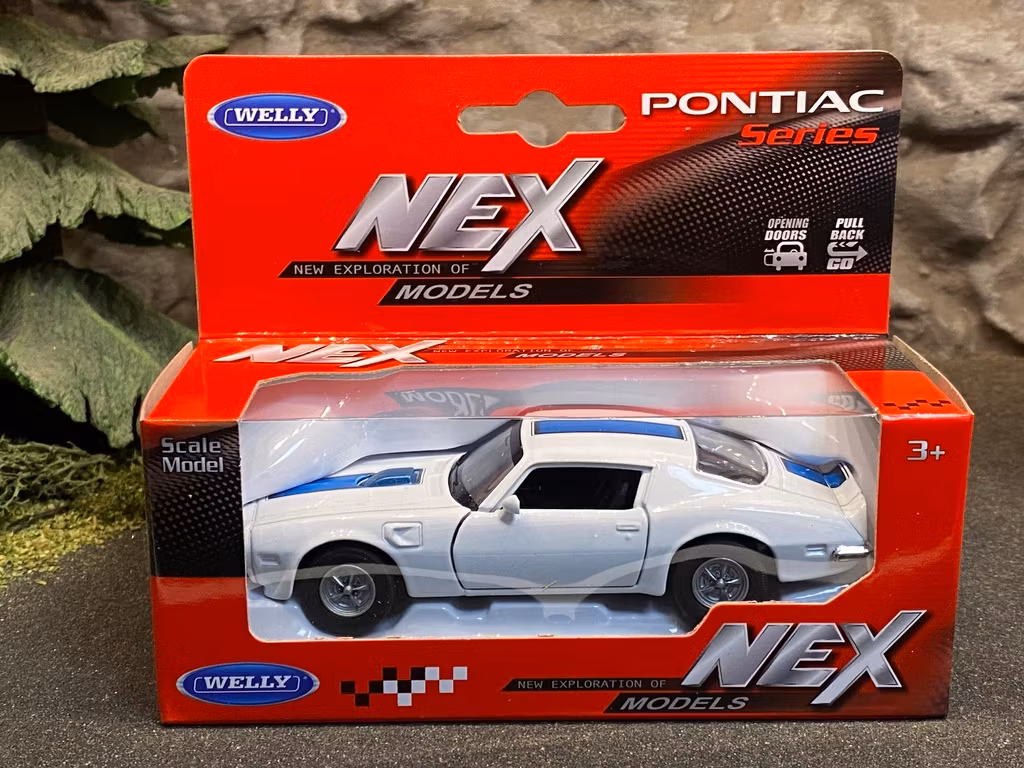 Skala 1/36 Pontiac Firebird Trans Am från Nex models / Welly