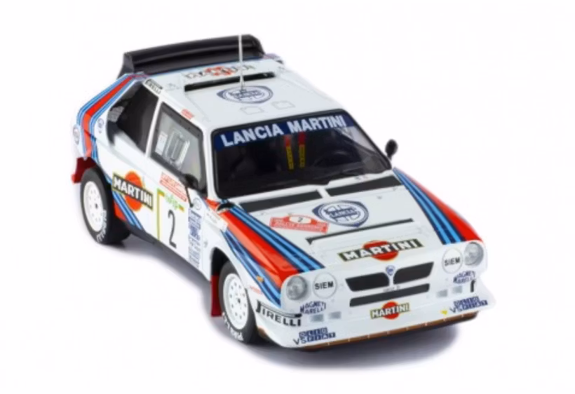 Skala 1/24 Lancia Delta S4 #2, M.Alén/I.Kivimäki, Rally San Remo 86' fr IXO Models