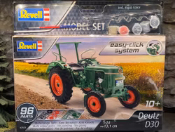 Scale 1/24 Deutz D30, Building model with brush paint & glue from Revell