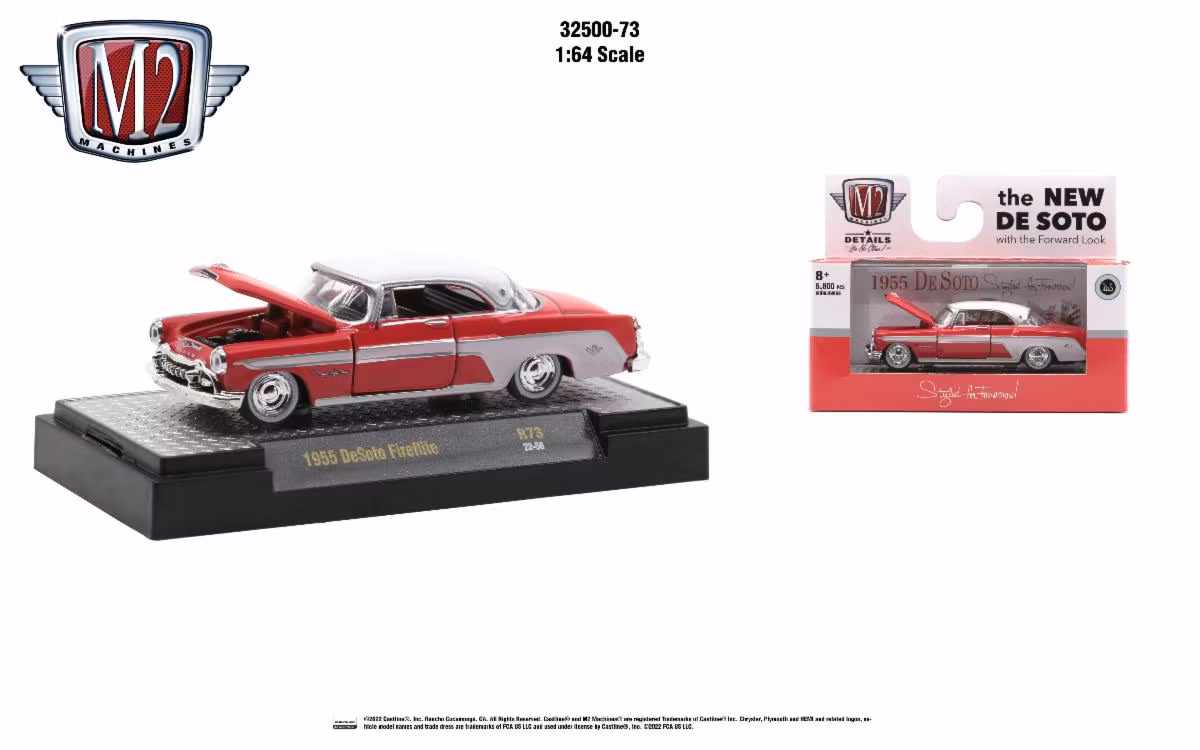 Skala 1/64 1955 Mercury DeSoto Fireflite fr M2