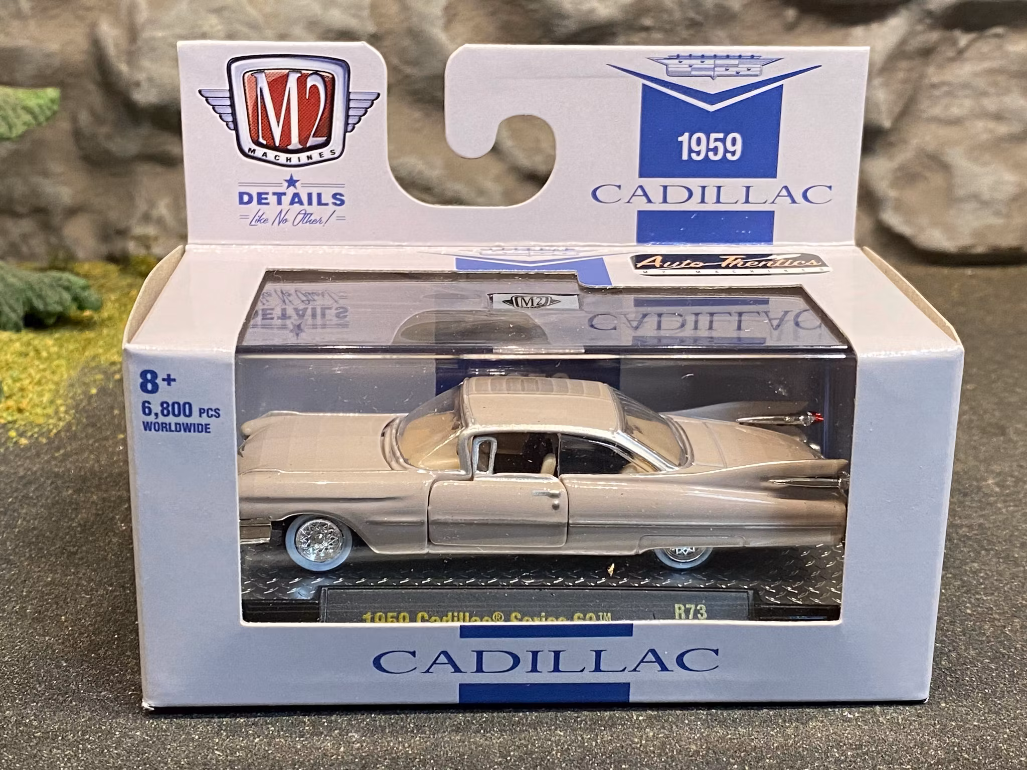 Skala 1/64 1959 Cadillac Series 62 fr M2 Machines