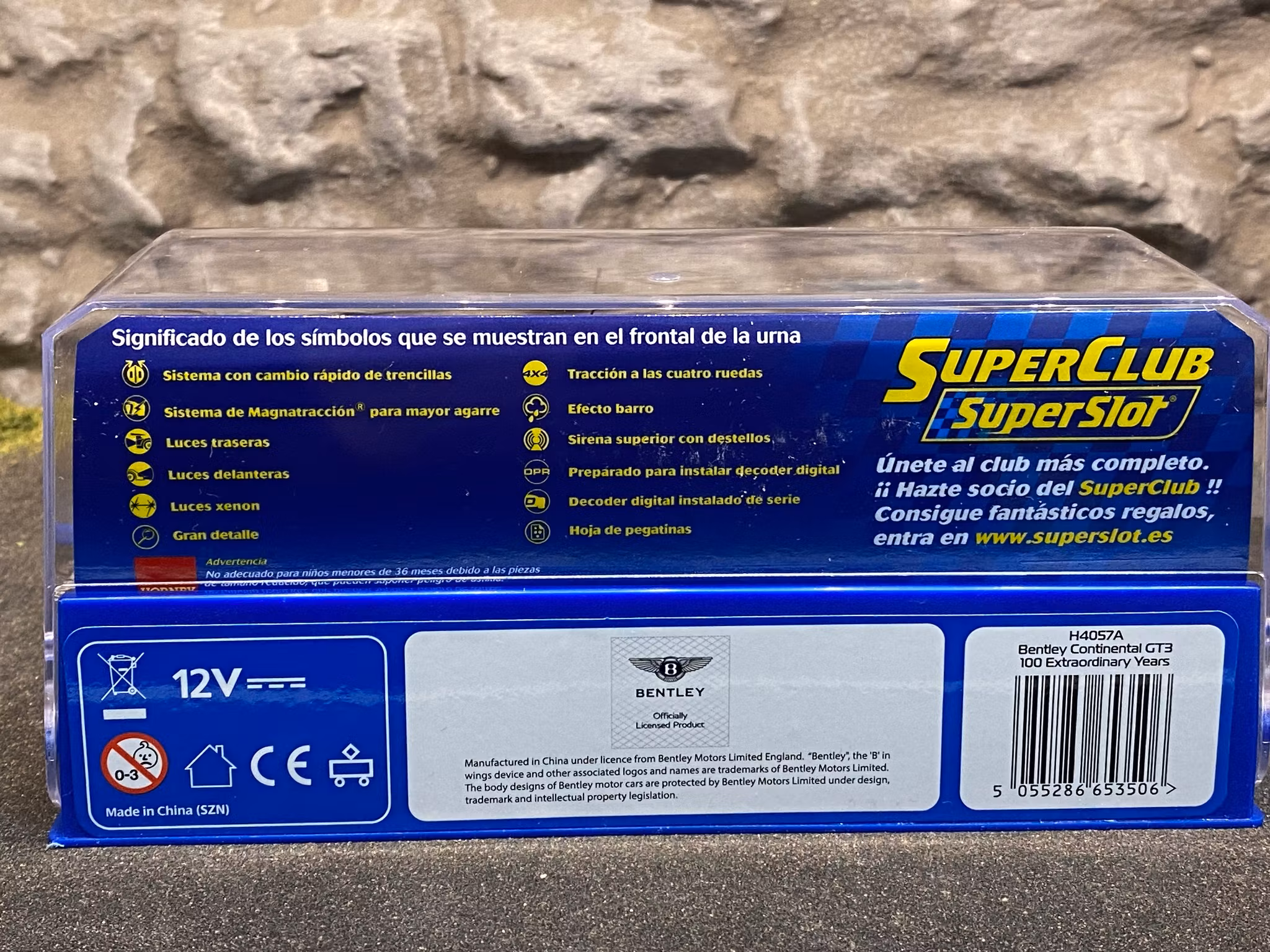 Skala 1/32 SuperSlot Bil t Bilbana: Bentley Continental GT3 Centenary Special Edition