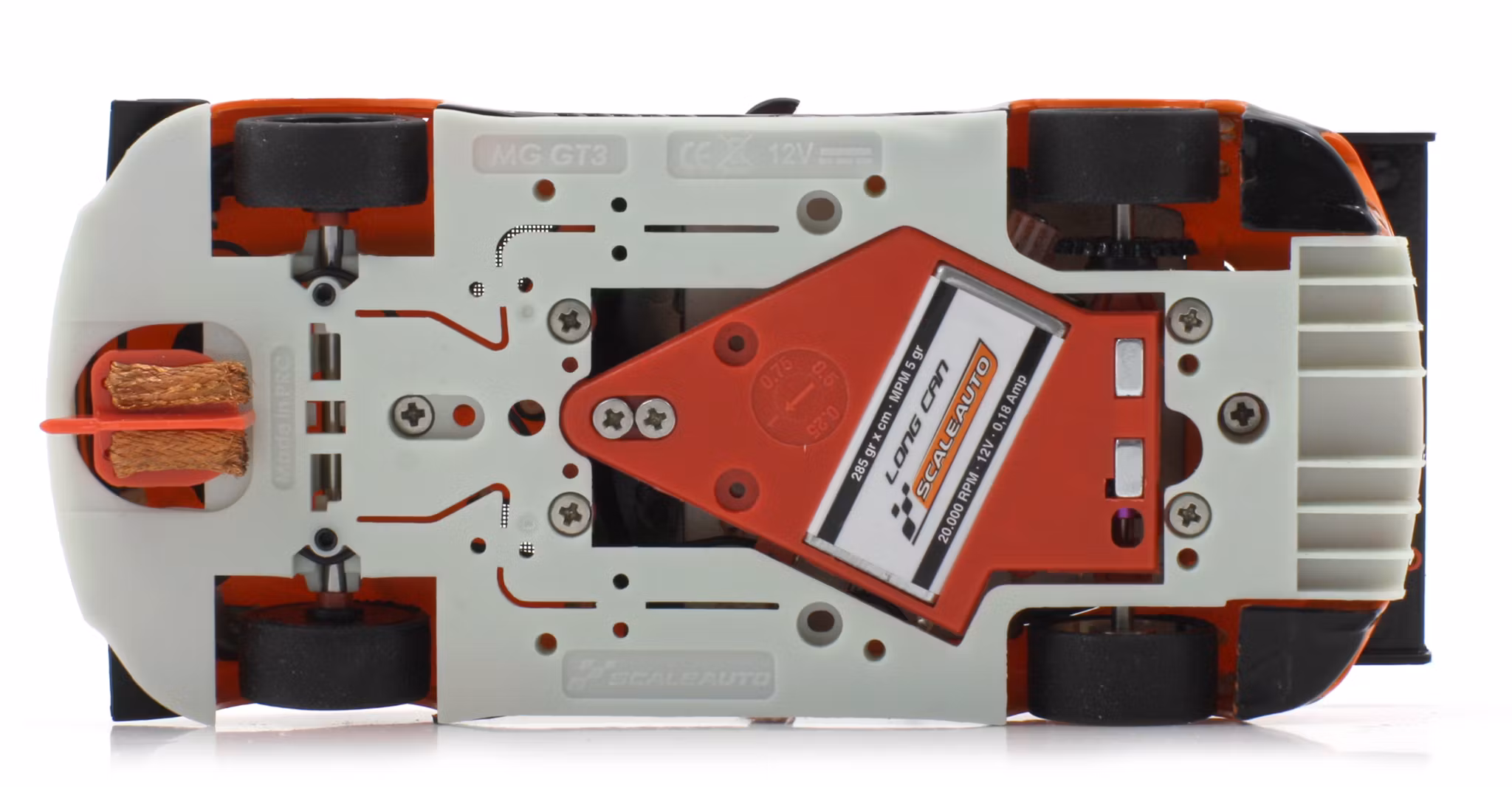 Skala 1/32 Scaleauto Byggsats av Analog Bil t Bilbana: MB-A GT3, Anglewinder In-Flex Chasis