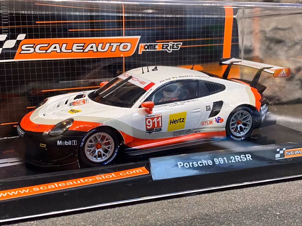 Skala 1/32 Scaleauto Analog Bil t Bilbana: Porsche 911 (991.2) GT3 RSR 24H. Daytona 2017 #911