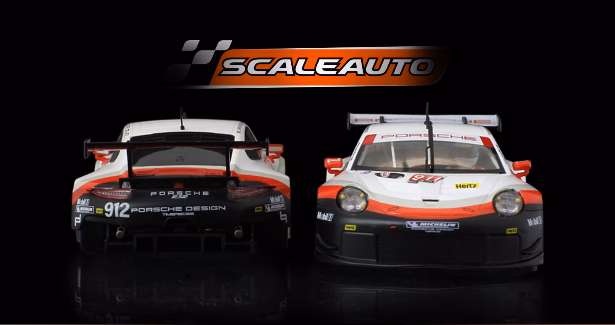 Skala 1/32 Scaleauto Analog Bil t Bilbana: Porsche 911 (991.2) GT3 RSR 24H. Daytona 2017 #911