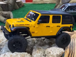Skala 1/24 Mini-Z 4X4 MX-01 Jeep Wrangler Rubicon Yellow (KT531P) fr Kyosho