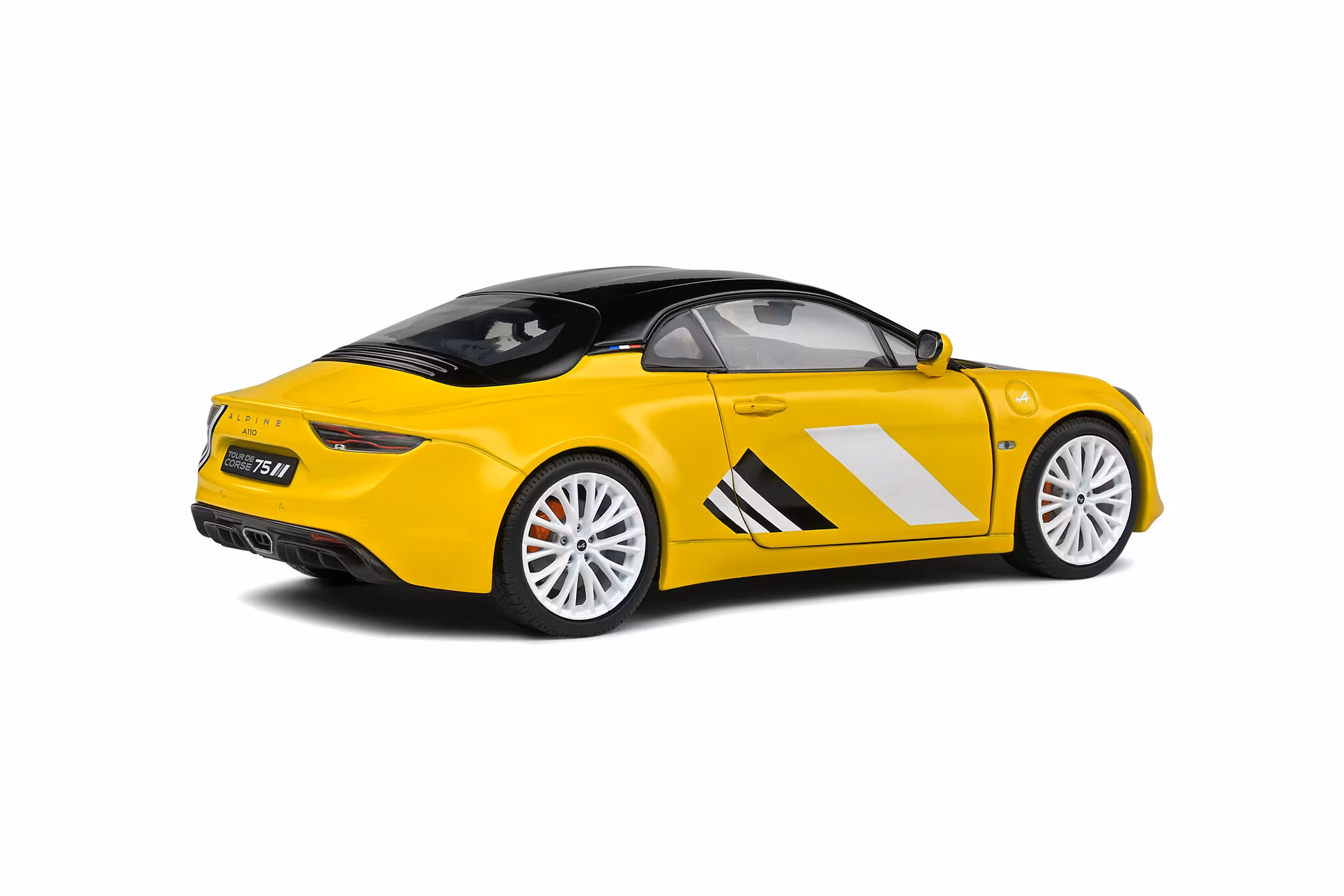 Skala 1/18 ALPINE A110S TOUR DE CORSE 75 – 2022, Yellow, fr Solido