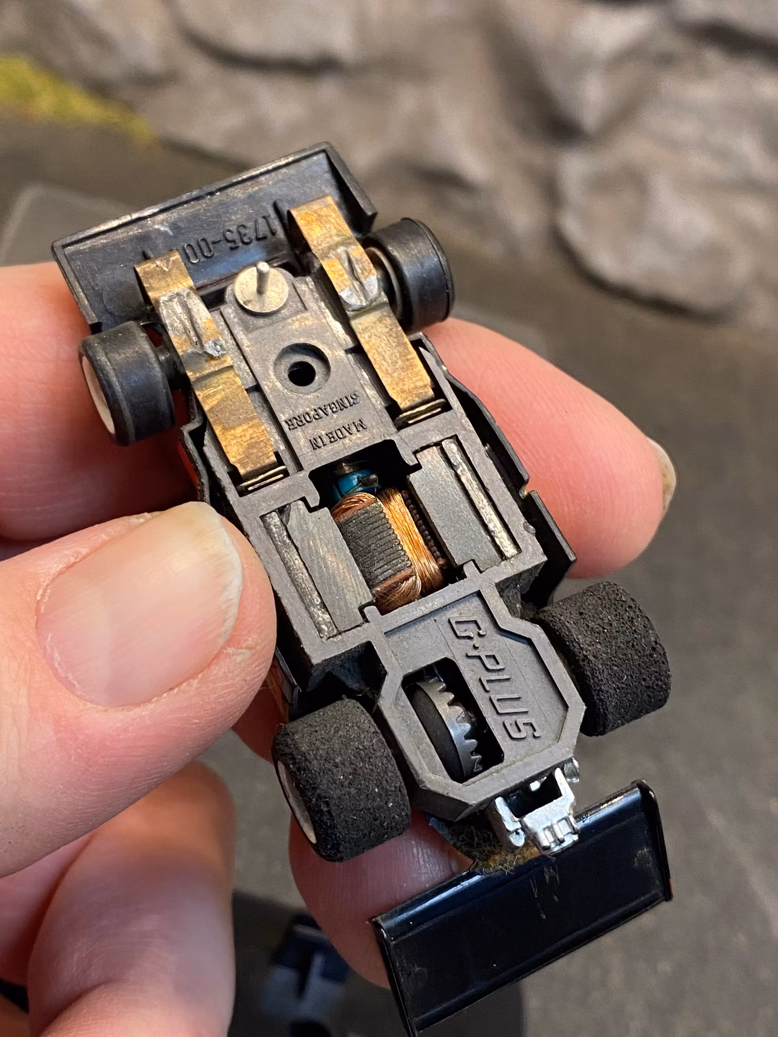 Skala 1/64 Begagnad Bil för Bilbana, Indy Special G-Plus 5644 fr Faller/Aurora/AFX