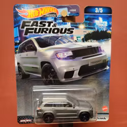 Skala 1/64 Hot Wheels PREMIUM - Fast & Furious - Jeep Grand Cherokee Trackhawk